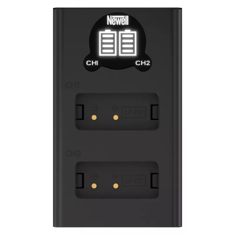 Newell Dual-Channel USB-C Charger DL-USB-C, skirtas Canon LP-E17 akumuliatoriams