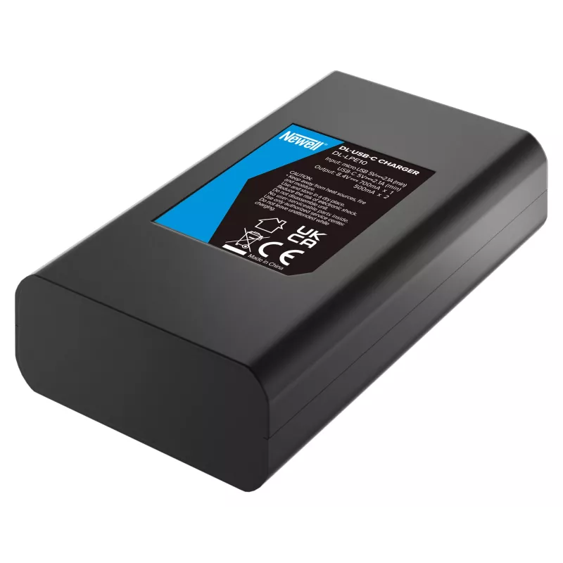 Newell Dual-Channel USB-C Charger DL-USB-C, skirtas Canon LP-E10 akumuliatoriams
