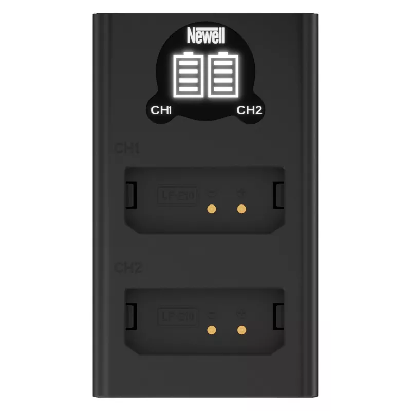 Newell Dual-Channel USB-C Charger DL-USB-C, skirtas Canon LP-E10 akumuliatoriams