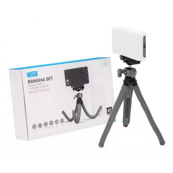 Newell Rangha Set LED RGB-W Panel Light su Difuzoriumi ir Tripodu