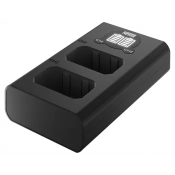 Newell dviejų kanalų USB-C įkroviklis DL-USB-C, skirtas Sony NP-FW50 akumuliatoriams