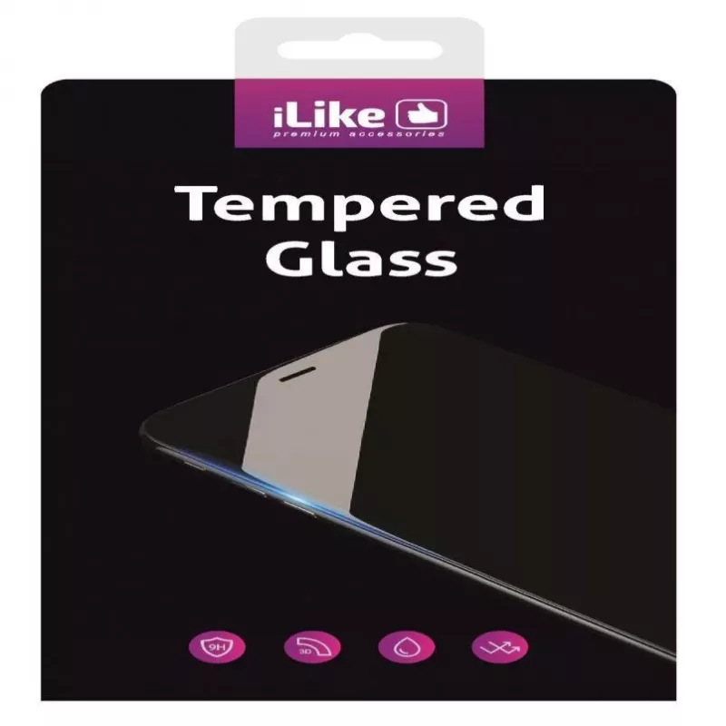 iLike Samsung Galaxy A12/A03s/A02/M12/Xiaomi Redmi 9/9A/9C/10/10A 0,33mm Flat Clear Tempered Glass Screen Protector