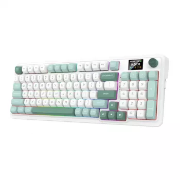 Redragon Galatin Pro K719WG-RGB-PRO Tri-Mode Wireless mechaninė žaidimų klaviatūra (98 klavišų, Hot-Swappable, RGB, juoda)