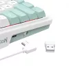 Redragon Galatin Pro K719WG-RGB-PRO Tri-Mode Wireless mechaninė žaidimų klaviatūra (98 klavišų, Hot-Swappable, RGB, juoda)