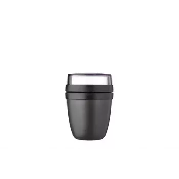 Mepal Lunchpot Ellipse Mini Nordic Black, 300+120ml