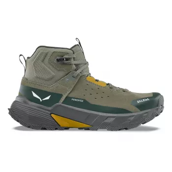 Salewa Pedroc 2 Leather Mid PTX Hiking Shoes Dark Olive/Cactus EU 44