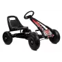 LEAN TOYS LEAN CARS A-15 Go-Cart juodas su pripučiamais ratais