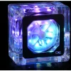 Alphacool Eisfluegel Aurora HighFlow aušinimo skysčio srauto indikatorius su tachometro signalu (permatomas)