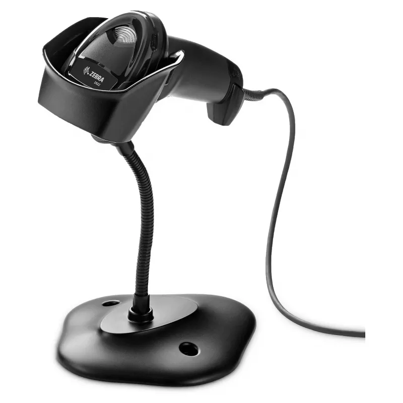 Zebra DS2208 rankinis 1D/2D LED brūkšninių kodų skaitytuvas, juodas, USB