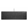 CHERRY Contour Design Active Key AK-C8112 pilno dydžio laidinė USB klaviatūra su žirkliniais jungikliais, QWERTY išdėstymas, juoda
