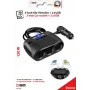 2GO 797256 universalus automobilinis įkroviklis 12/24V 2,4A USB-A juodas