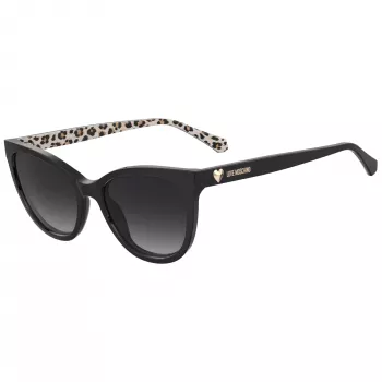MOSCHINO LOVE Moteriški akiniai nuo saulės MOL072-S – stačiakampis acetatinis rėmelis, UV400 apsauga, 54/18/140 mm