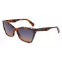 LIU JO Moteriški akiniai nuo saulės LJ796S-245 – Havana acetatinis drugelio rėmelis su rudais gradientiniais lęšiais, 58/15/135 mm