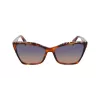 LIU JO Moteriški akiniai nuo saulės LJ796S-245 – Havana acetatinis drugelio rėmelis su rudais gradientiniais lęšiais, 58/15/135 mm