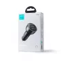 Joyroom 3-in-1 automobilinis įkroviklis su Bluetooth FM siųstuvu, 70W PD, juodas (JR-CL26) | Kur.lt