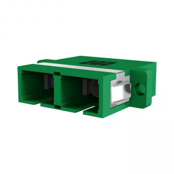 EFB Elektronik SC/APC Simplex Coupler, Single-mode, Green