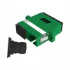 EFB Elektronik SC/APC Simplex Coupler, Single-mode, Green