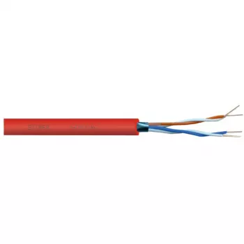 BITNER YnTKSYekw gaisrinės signalizacijos kabelis 1x2x0.8 mm - 100 m, pilkas