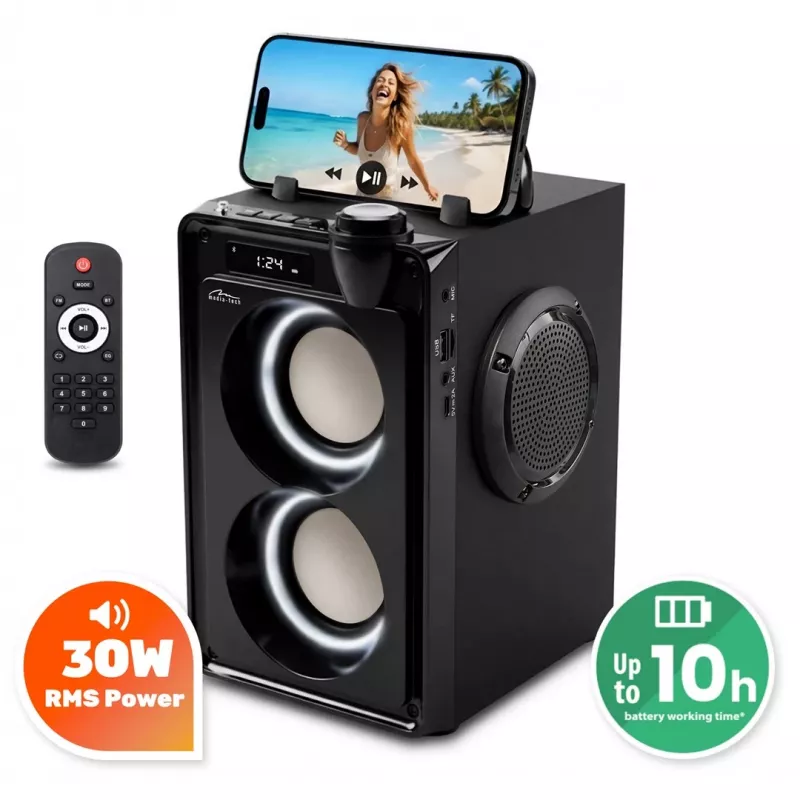MEDIA-TECH nešiojamasis Bluetooth garsiakalbis Overbox MT3186