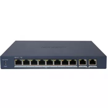 Hikvision DS-3E1510P-EI/M(B) LinkVu 10-Port Layer 2 Managed PoE Switch