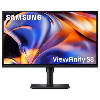 Samsung 27 colių ViewFinity S8 S80HF 5K IPS monitorius su USB-C 90W, reguliuojamu aukščiu, HDR400