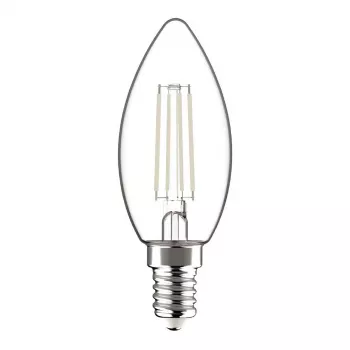 Avide LED kaitinamojo siūlelio žvakės formos lemputė 4,5W E14 šilta balta 2700K