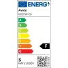 Avide LED kaitrinė rutulinė lemputė 4,5W E27 šilta balta 2700K