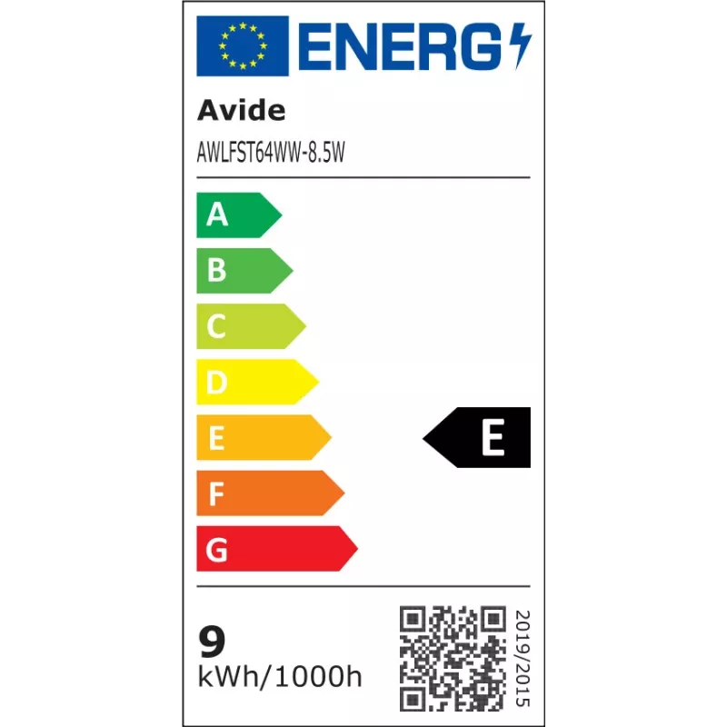 Avide LED lemputė White Filament ST64 8,5W E27 šilta balta 2700K