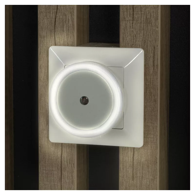 ENTAC Night Light 0,5W Circular Cool White with Dusk-to-Dawn Sensor