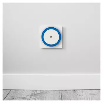 ENTAC Night Light 0.5W Circular Cool White Blue Twilight Sensor