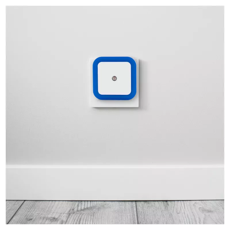 ENTAC Night Light 0,5W Square Blue Dusk Sensor