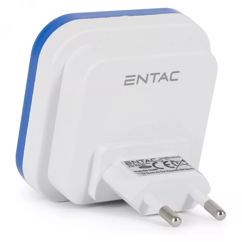 ENTAC Night Light 0,5W Square Blue Dusk Sensor