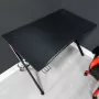X Rocker Ocelot Gaming Stalas su Pelės Kilimėliu - Juodas/Raudonas