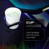 X Rocker Lumio RGB Gaming Stalas su LED Apšvietimu ir Pelės Kilimėliu