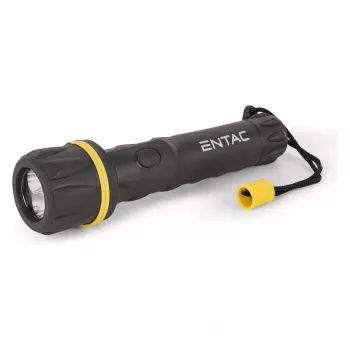ENTAC EFL-2AA-PL LED žibintuvėlis 2xAA ABS plastikas Juodas 30 liumenų