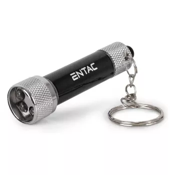 ENTAC 5 LED raktų pakabuko žibintuvėlis juodas
