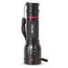 ENTAC EFL-ZOOM-5W-ALU Zoomuojamas LED žibintuvėlis 350 liumenų, juodas