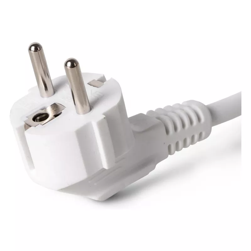 ENTAC Power Strip 4-Way su 1x USB-A ir 1x USB-C, 1,5 m, balta