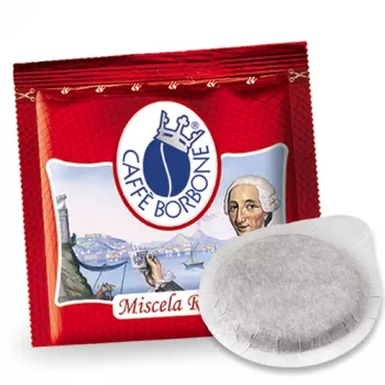 Caffè Borbone Miscela Rossa 44mm ESE Kavos Kapsulės 50 vnt. po 7,2 g
