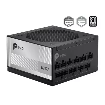 MSI PRO A1000PL PCIE5 1000W 80 PLUS Gold Fully Modular ATX 3.0 maitinimo blokas