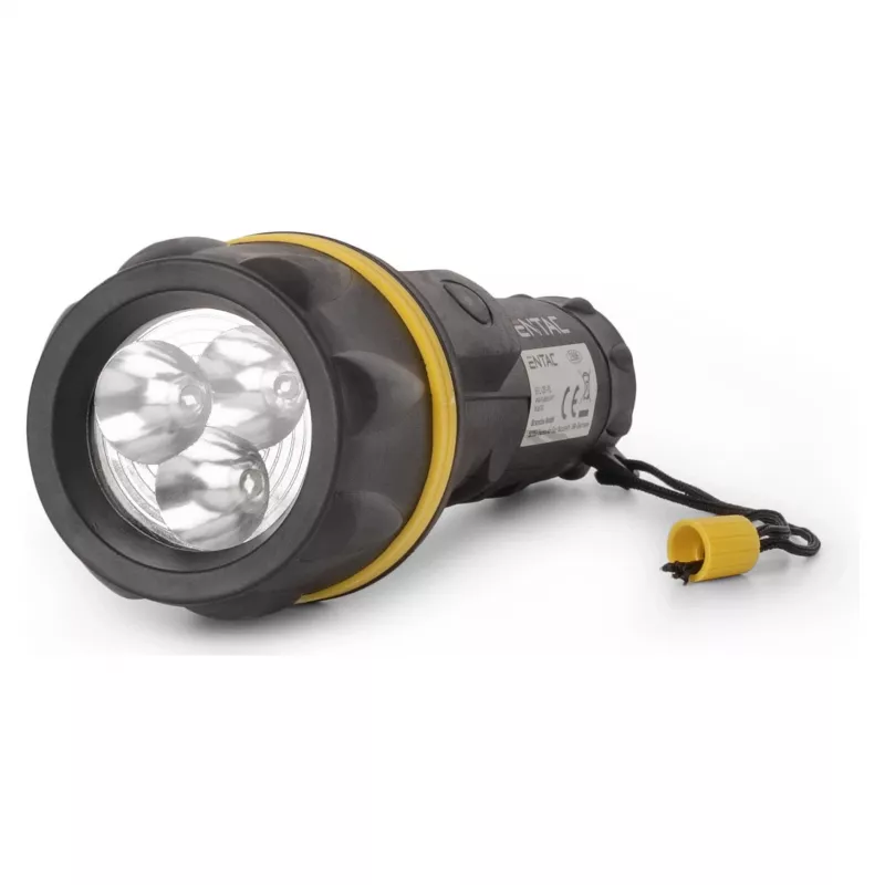 ENTAC EFL-2D-PL žibintuvėlis 2D plastikinis juodas