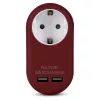 Entac sieninis adapteris su 2x USB-A, bordinis