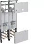 Hager ZK33X3T Pilnas skaitiklių laukas 1050mm 2 skaitiklių vietos 2 skirstymo laukai NRW SH MV N-Sachsen