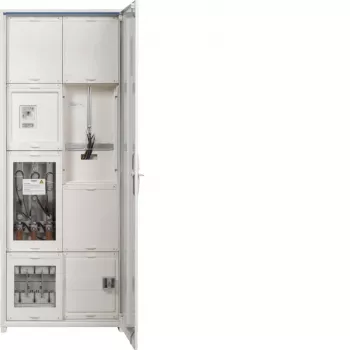 Hager universZ FP92W8N Transformatorinis apskaitos spintas 1400x550x205 mm paviršiuje montuojamas IP44 baltas