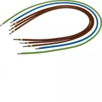 Hager Y892F Išeinantis kabelių rinkinys, Universal Z, 10 mm², 4 laidai, 500 mm