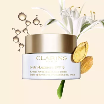 CLARINS NUTRI-LUMIERE DARK SPOT CONTROL REVITALIZING DAY CREAM SPF15 50ML