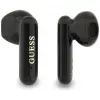 Guess 4G Metal Logo True Wireless Stereo Bluetooth Earbuds su Įkrovimo Dėklu (Juoda)