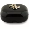 Guess 4G Metal Logo True Wireless Stereo Bluetooth Earbuds su Įkrovimo Dėklu (Juoda)