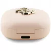 Guess 4G Metal Logo True Wireless Stereo Bluetooth 5.0 ausinės su įkrovimo dėklu - rožinės