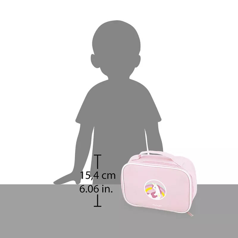Janod Little Miss Unicorn grožio rinkinys apsimestiniam žaidimui su 10 aksesuarų 3+